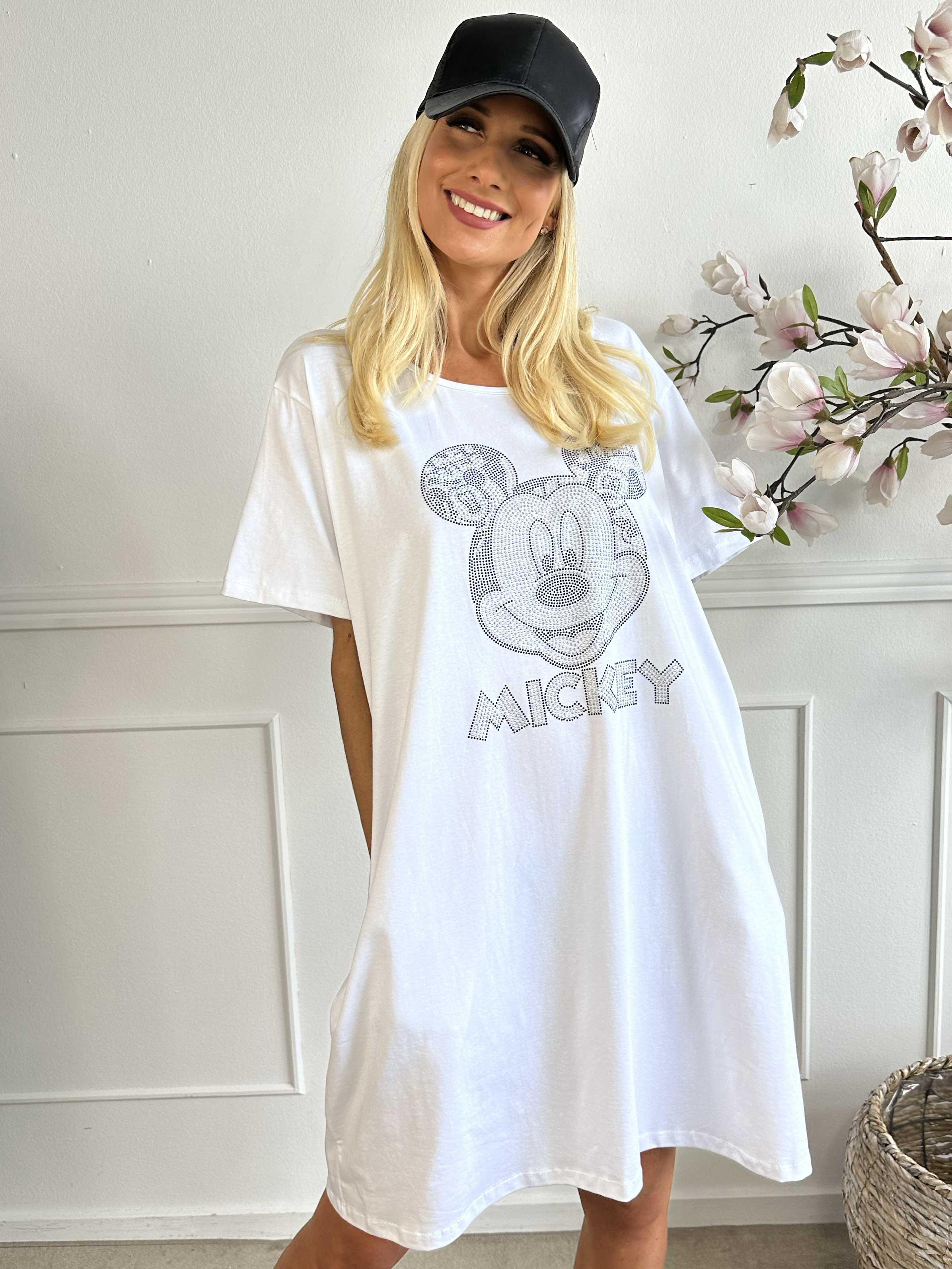 Mickey Dress - T-shirt kjole i bomuld med similisten